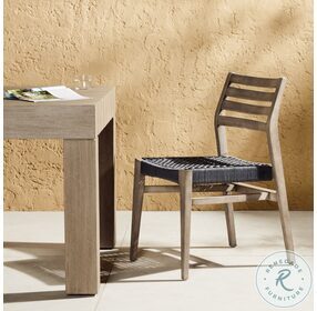Audra Grey Outdoor Dining Chair
