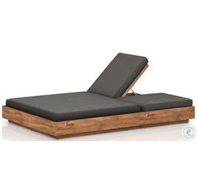 Kinta Charcoal And Natural Outdoor Double Chaise