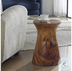 Swell Natural Honey Accent Table