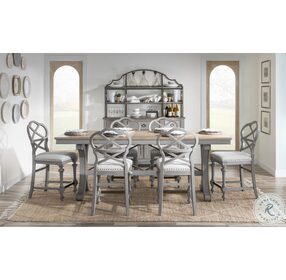 Kingston Sandalwood Brown And Tweed Gray Counter Height Friendship Table