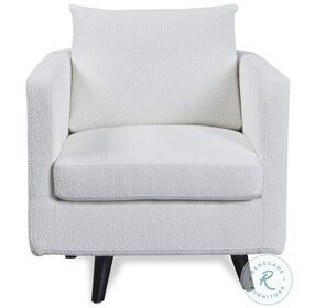 Hesler Cream Swivel Arm Chair