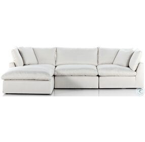 Stevie Anders Ivory 3 Piece LAF Sectional