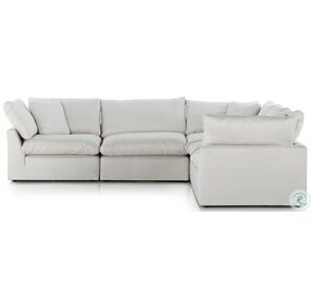Stevie Anders Ivory 5 Piece LAF Sectional
