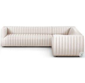Augustine Dover Crescent 3 Piece Small Sectional