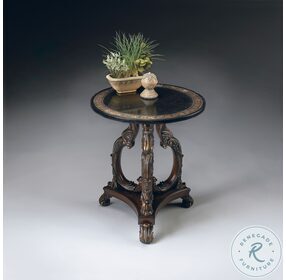 Heritage Lafayette Distressed Multi Round Accent Table