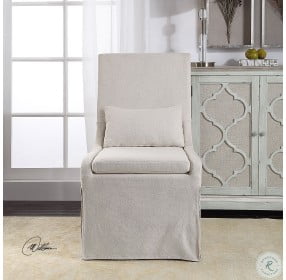 Coley Off White Accent Chair