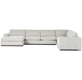 Colt Merino Cotton 4 Piece Sectional with LAF Chaise