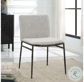 Jacobsen Ivory And Warm Gray Dining Chair
