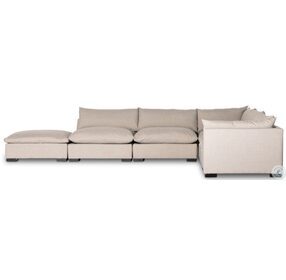 Westwood Bennett Moon 5 Piece RAF Sectional with Ottoman