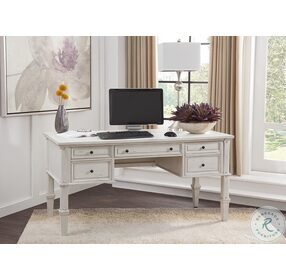 Sedona Cobblestone White 60" Storage Desk