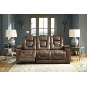 Owner's Box Thyme Power Reclining Living Room Set with Adjustable Headrest