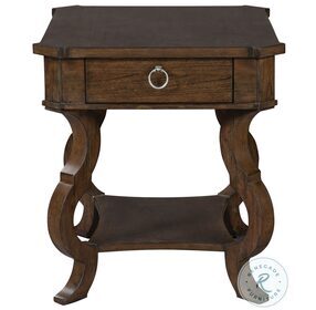 Special Reserve Soft Tawny Brown 1 Drawer End Table
