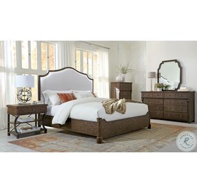 Wexford Natural Tones Queen Upholstered Panel Bed