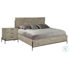 Bedford Park Gray King Panel Bed