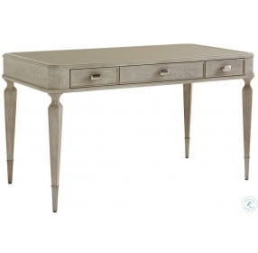 Greystone Pearl Gray Wire Brushed Chloe Home Office Set