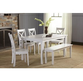 Simplicity Dove Rectangle Dining Table