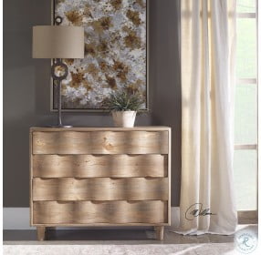 Crawford neutral Light Oak Rustic Stain Accent Chest
