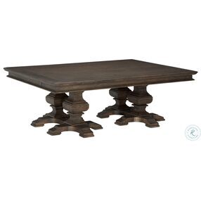 Wellington Estates Java Rectangle Pedestal Occasional Table Set