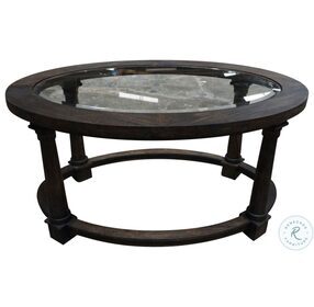 Linwood Brown Oval Occasional Table Set