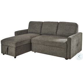 Kerle Charcoal 2 Piece Sectional with Pop Up Bed