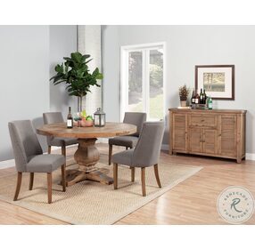 Kensington Reclaimed Natural Round Dining Table