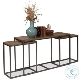 27130 Gray Nesting Console Tables Set Of 3