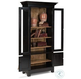 27160 Ebony Black Bookcase