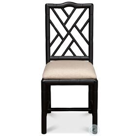 Brighton Black Bamboo Side Chair Set Of 2