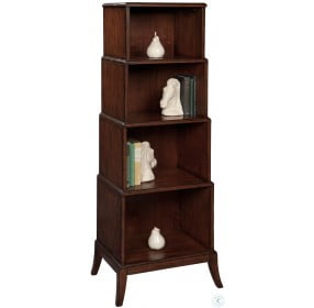 Brown Tiered Bookcase