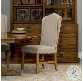27710 Ivory High Back Dining Chair Set Of 2