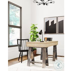 Frame Chestnut And Antique Carbon Adjustable Writing Desk
