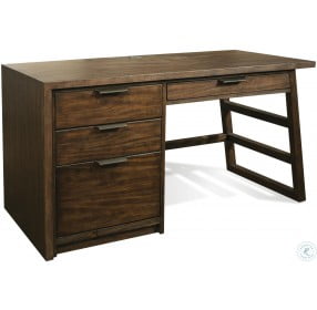 Perspectives Brushed Acacia Single Home Office Set