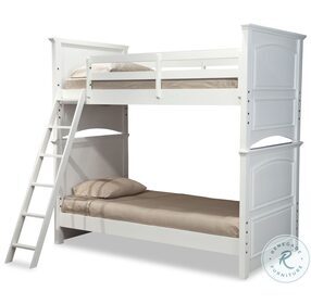Madison Natural White Painted Youth Bunk Bedroom Set