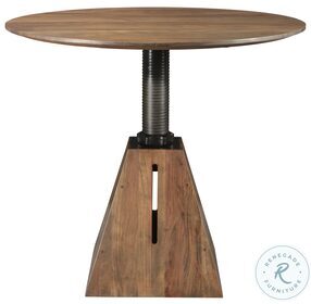 Special Reserve Brown And Black Adjustable Dining Table