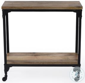 Gandolph Mountain Lodge Natural Industrial Chic Console Table