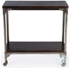 Gandolph Mountain Lodge Coffee Industrial Chic Console Table