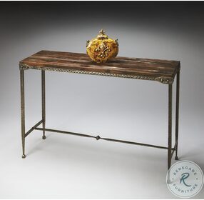 2886120 Industrial Chic Mountain Lodge Console Table