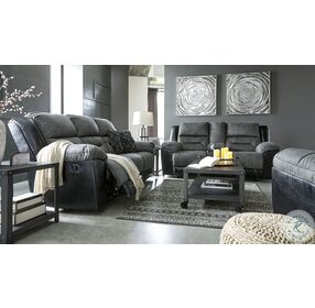 Earhart Slate Reclining Sofa