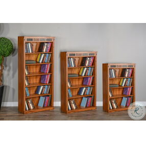 Sedona Rustic Oak 48" Bookcase