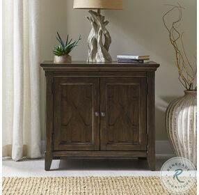 Paradise Valley Saddle Brown 2 Door Bedside Chest