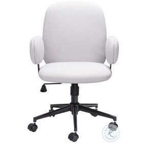 Lionel Beige And Black Swivel Office Chair