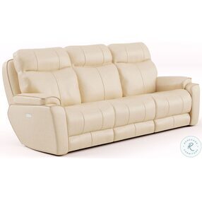 Show Stopper Sand Reclining Living Room Set with Power Headrest and SoCozi Massage