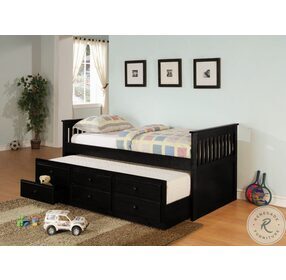 Black Twin Daybed With Trundle