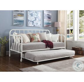 Marina White Twin Daybed With Trundle