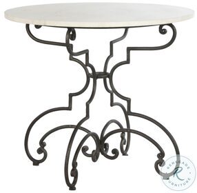 The French Ivory Iron And Marble Table