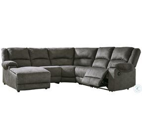 Benlocke Flannel LAF Corner Chaise Large Sectional