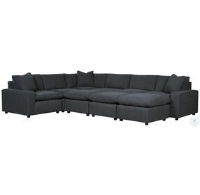 Savesto Charcoal 6 Piece LAF Sectional