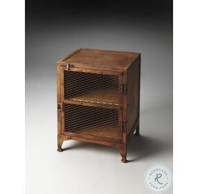 Lucas Industrial Chic Metalworks Chairside Chest