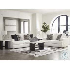 Burkhaus White And Dark Brown Sofa Table