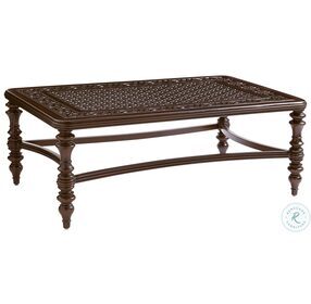 Royal Kahala Black Sands Brown Rectangular Occasional Table Set